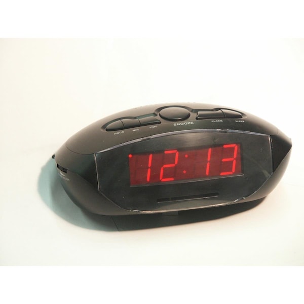 Sonnet 0.9 in. LED Radio Clock with Aux Cord SO460609 - main